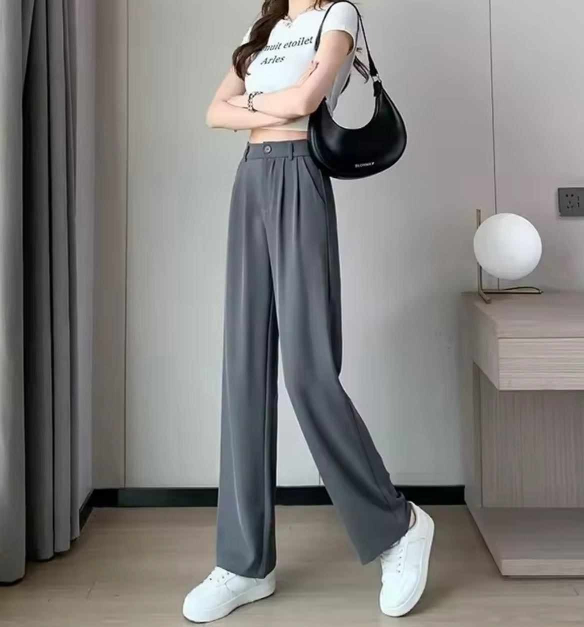 Sleek Pleated Trousers